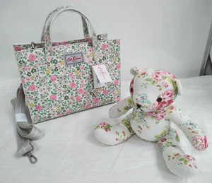 Cath Kidston Grab/crossbody Hedge Rose bag & Teddy bear RRP £60 - HB03 - Picture 1 of 7