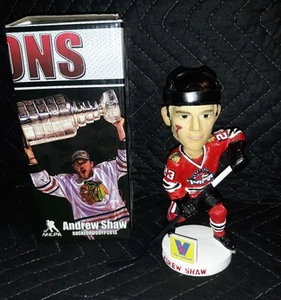 Andrew Shaw #23 Icehogs/Blackhawks RARO Edición Limitada Bobblehead Nuevo Caja Abierta - Imagen 1 de 15