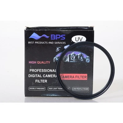 BPS 58Mm UV Filter - Protection Filter - Haze Filter ES58 - UV E-58 Filter - Image 1 of 2