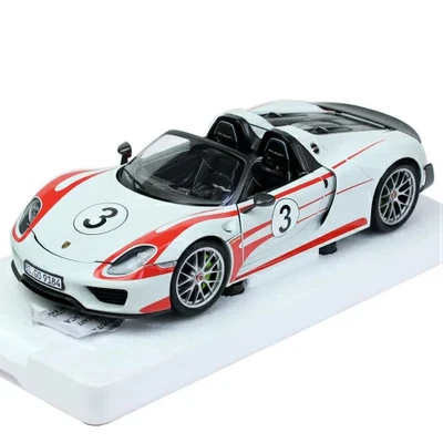 MINICHAMPS 1/18 Porsche 918 Spyder 2013 #3 W/WEISSACH Package SALZBURG Excellent - Image 1 of 4