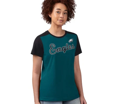Camiseta para mujer Philadelphia Eagles G-III 4Her logotipo brillante talla MEDIANA Foto 1 de 2