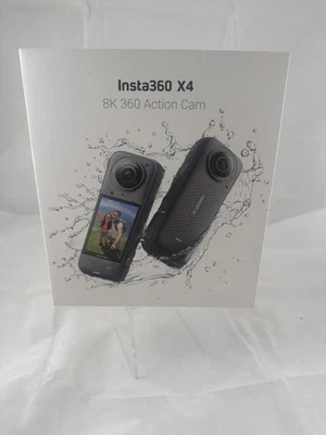 Insta360 X4 8K 360 Action Gently Used Camera 512gb Card Battery Case Cover Grip - Image 1 of 4
