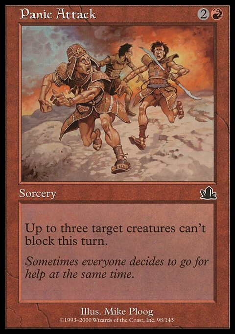 Magic the Gathering MTG Panic Attack (98) Prophecy   LP - Image 1 of 1