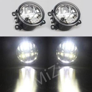Pair LED DRL For Opel Vauxhall Astra H VXR 2004-2010 Front Bumper Fog Light Lamp - Picture 1 of 8