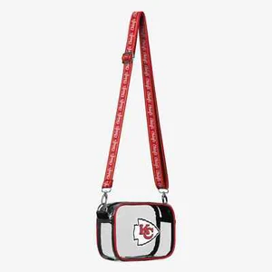 NFL Kansas City Chiefs Stadium Team Stripe Clear Crossbody Bag by FOCO - Bild 1 von 2