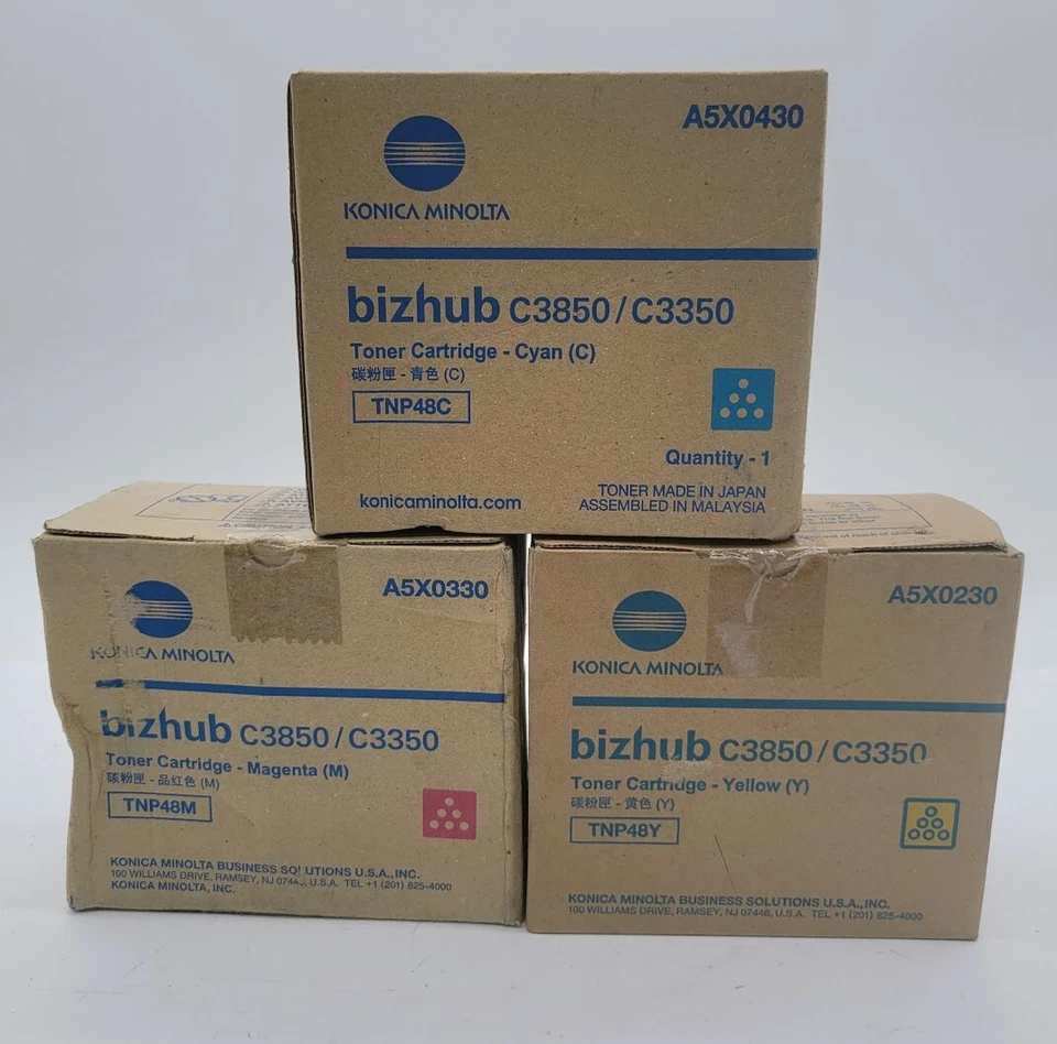 Konica Minolta Tnp48y Toner Cartridge Yellow A5X0230 A2314ipl