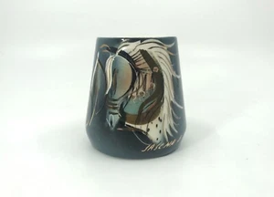Vintage Sascha Brastoff Vase, California USA, Image of Horse - Picture 1 of 6