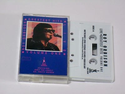 ROY ORBISON LIVE* GREATEST HITS VOLUME ONE CASSETTE SSI-3338*EX/NM*ROCK & ROLL - Image 1 of 2