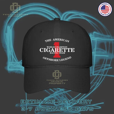 Gorra de béisbol de bajo perfil para hombre Cigarette Racing barcos de rendimiento de lujo Foto 1 de 4
