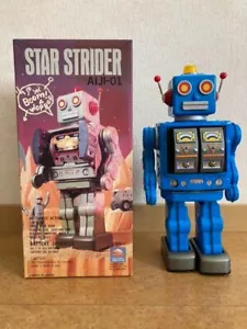 Robot Star Strider STAR STRIDER ROBOT SIN USAR Azul hecho en Japón - Imagen 1 de 4