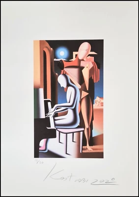 MARK KOSTABI * Untitled * 70 x 50 cm * lithograph * Kunstdruck * limited # 15/50 - Bild 1 von 4