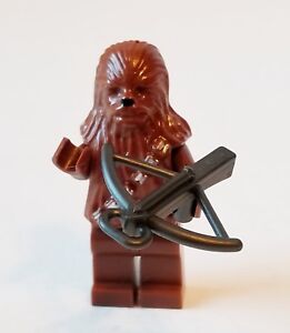 Lego Star Wars Chewbacca Minifigure Crossbow Weapon Loose Figure Mint