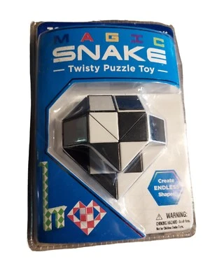 Magic Snake Twisty Puzzle Toy Game NOS Create Endless Shapes - Image 1 of 3