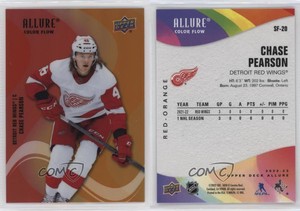 2022-23 Upper Deck Allure Color Flow Red Orange Chase Pearson #SF-20 Rookie RC
