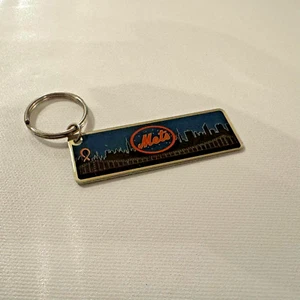 Mets Keychain Key Ring Let's Go Mets Breast Cancer - Picture 1 of 5
