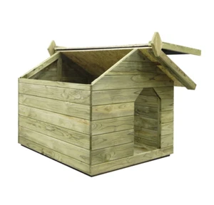Hunde hütte Hunde haus Flexibles Dach zum lüften und Reinigen Hygiene für Wuffi - Bild 1 von 3