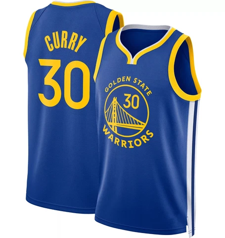 New Mens Blue Jersey #30 Classic Edition Full Size S - 2XL Stephen Curry Jersey Cover