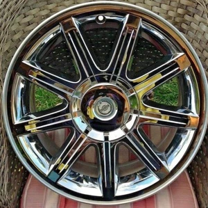 Chrysler 300 chrome wheel rim 2005 2006 OEM 2244 18" clean great condition - Picture 1 of 12