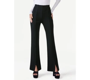 Scoop Women's Flared Leg Ponte Pants Size XL 16-18 Black - Picture 1 of 7