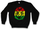 RASTAFARI LION II PULLOVER Bob Reggae Marley L&#246;we Wailers Haile Selassie Jamaika