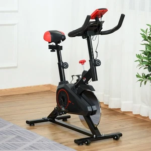 HOMCOM Indoor Cycling Bike Trainer Home Gym Fahrradtrainer Fitnessfahrrad - Bild 1 von 10