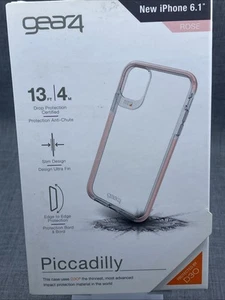 ZAGG Piccadilly Series Hard Case for iPhone 11 Smartphone - Clear/Rose Gold - Picture 1 of 4