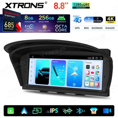 8,8" 8+256G Android 14 Autoradio für BMW E60 E90 E91 E92 M5 CCC 4K Video CarPlay - Bild 1 von 4