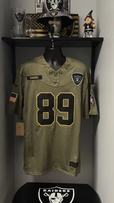 Brock Bowers #89 Raiders 2025 Salute To Service  FUSE Jersey NWT - Image 1 of 4