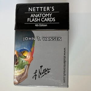 Netter’s Anatomy Flash Cards 4th Edition Preowned, Medical Science Learning Tool - Picture 1 of 12
