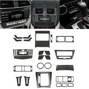 Carbon Fiber Car Interior Trims For Mercedes Benz W204 C Class C250 300 C350 C63 - Picture 1 of 13