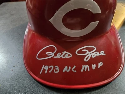 Pete Rose autograph signed Cincinnati Reds replica full size batting helmet  - Image 1 of 4