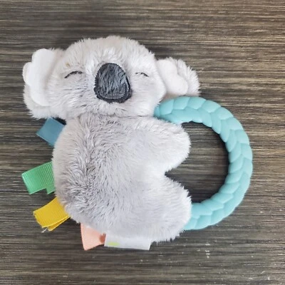 Itzy Ritzy Plush Rattle Pal with Teether Gray Koala Bear Baby Toy - Image 1 of 4