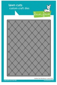 New! Lawn Fawn QUILTED STAR BACKDROP Lawn Cuts Die Set LF3451 - Picture 1 of 1