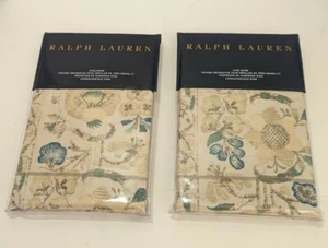 2 Ralph Lauren Constantina Coll. Cassandra Floral King Sham 20"x36" MSRP $145 ea - Picture 1 of 8
