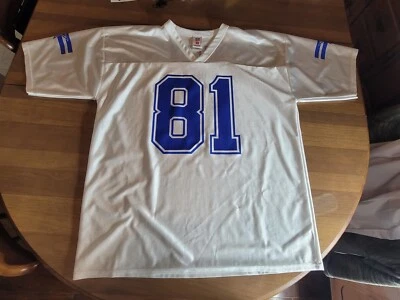 Camiseta blanca XL auténtica de los jugadores de la NFL Terrell Owens #81 Dallas Cowboys Foto 1 de 4