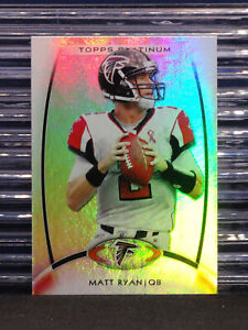 Matt Ryan 2012 Topps Platinum #82 Atlanta Falcons NFL Football Holofoil Card