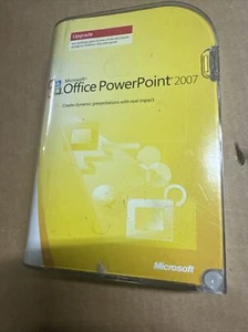Microsoft Office PowerPoint 2007 For Windows CD/DVD Media and Upgrade License - Photo 1/6