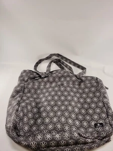 Volcom Womens Schoolyard Canvas Tote Handbag Black/White 00BWH - Picture 1 of 10