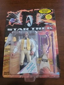 Lt. Figura de acción Commander Worf Siglo XIX Star Trek Generations 94 compañeros de juego - Imagen 1 de 2