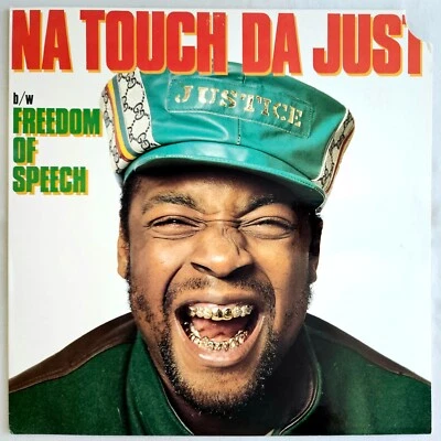 1988 - JUST-ICE - NA TOUCH DA JUST - FRESH RECORDS ORIGINAL PROMO - KRS-ONE - Image 1 of 4