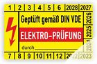 Prüfplaketten Elektro-Prüfung 4X2,5cm Staffelpreise Wartung Prüfung Etiketten