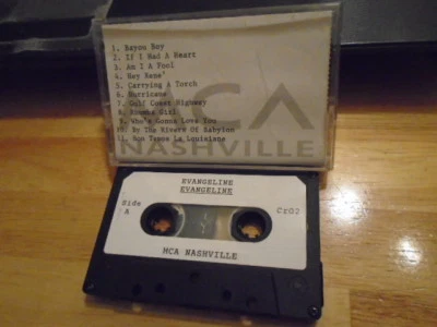RARE PROMO Evangeline CASSETTE TAPE cajun country JIMMY BUFFETT Margaritaville ! - Image 1 of 2