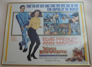 VIVA LAS VEGAS Elvis Presley numbered 64/99 framed movie poster 27" X 34" - Picture 1 of 1