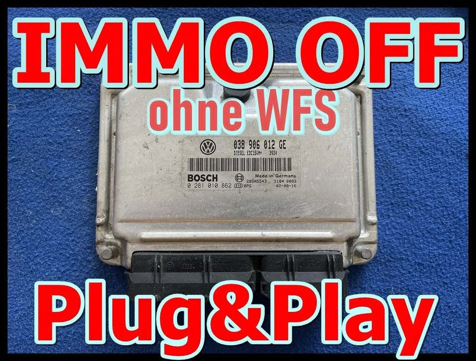 SKODA Fabia 1.9 SDI IMMO OFF/PLUG&PLAY 02810862 - 038906012GE /Ita-2 giorni - Immagine 1 di 4