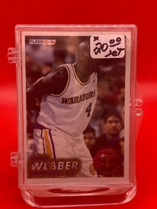 1993-94 NBA FLEER DRAFT LOTTER PICKS - WEBBER AND HARDAWAY RCS RARE 1-11 - Picture 1 of 1