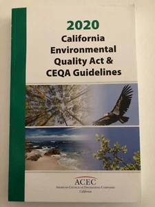 California Environment Quality Act & CEQA Guidelines 2020  - Picture 1 of 9