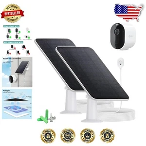Weather-Resistant 5V Solar Charger for Arlo Cameras - Year-Round Power Solution - Picture 1 of 9