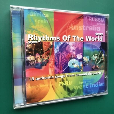 RHYTHMS OF THE WORLD Folk CD Africa Caribbean Japan China Native American SEALED - Image 1 of 4