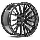 20 Inch 20X8.5 Axe Ex40 Gloss Black Wheels Rims 5X110 +40