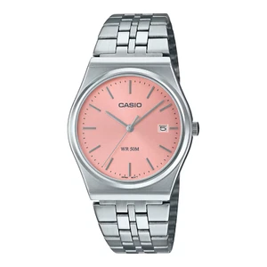 Casio MTP-B145D-4AV Quartz Pink Dial Stainless Steel Watch (Tissot PRX Style) - Picture 1 of 3